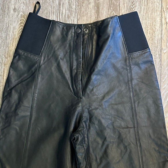 BAGATELLE | Vintage Black Authentic Leather Pants - Picture 7 of 16